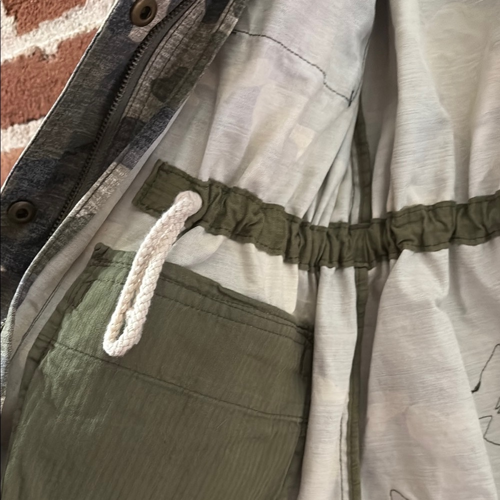 GAP Green Utility Jacket Durable Outdoor Wear - Picture 4 of 6